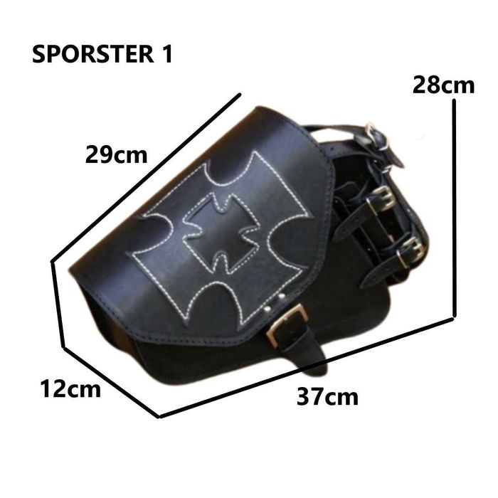 Genti laterale din piele Harley Davidson Sporster/Softail