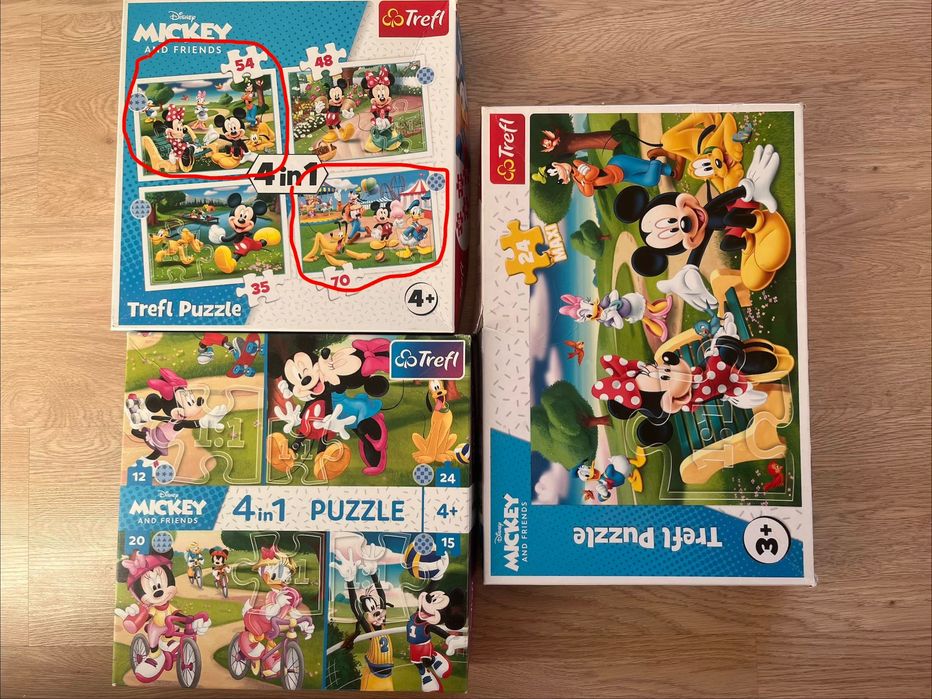 Пъзели за дечица 3 и 4 години