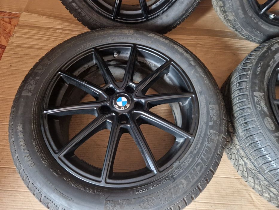 Jante aliaj 5x112  r18 anvelope Iarnă 245 50 18  Bmw X3 /X4