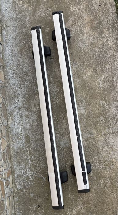 Bare portbagaj Thule wingbar, prinderi rapid system si kit skoda rapid