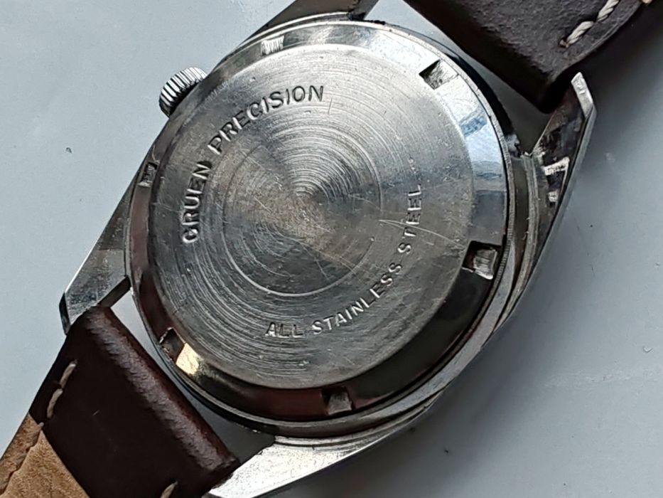 Ceas Gruen Precision Int Manuala Funcționează impecabil!