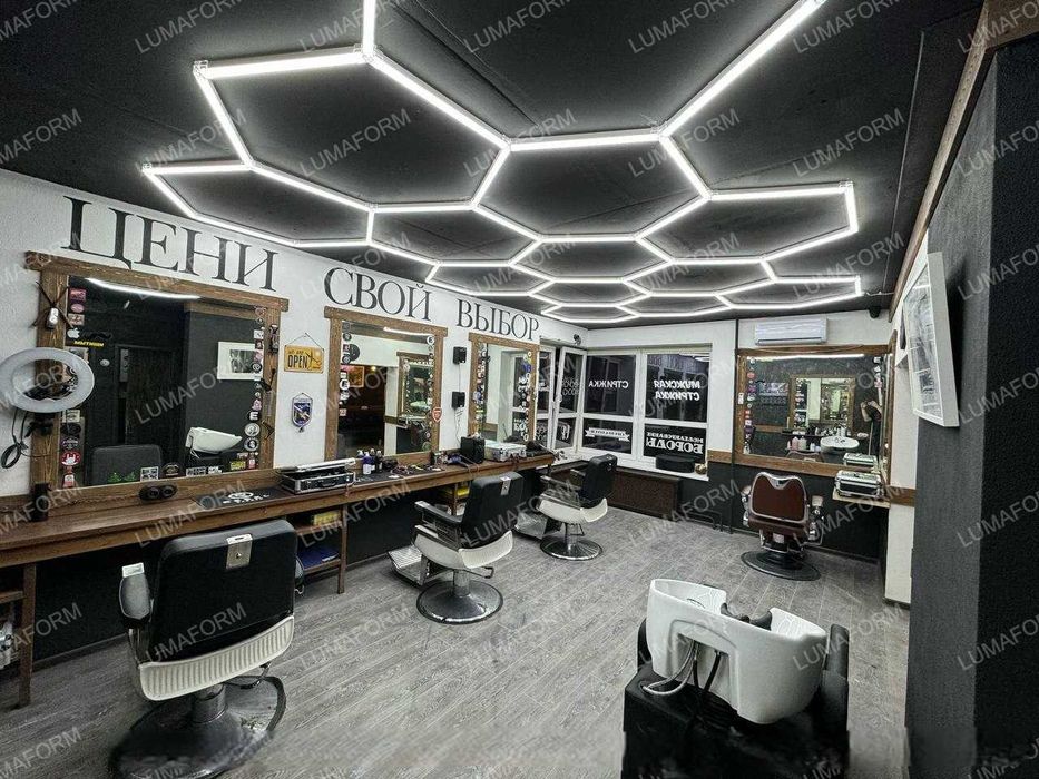 LED yoritish barbershop uchun / LED освещение для барбершопа