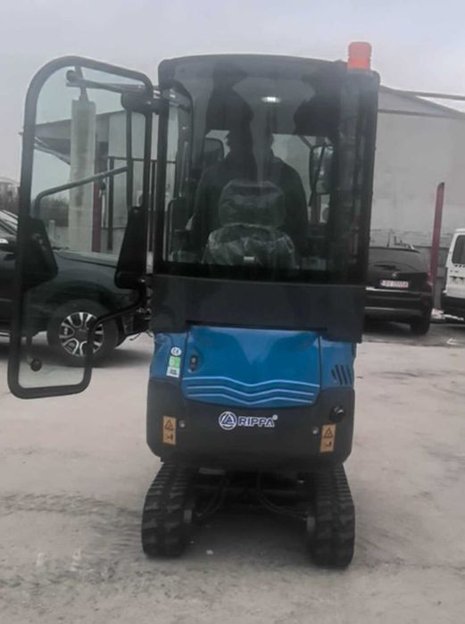 Miniexcavator RIPPA R15 ECO, ultimul model 2025