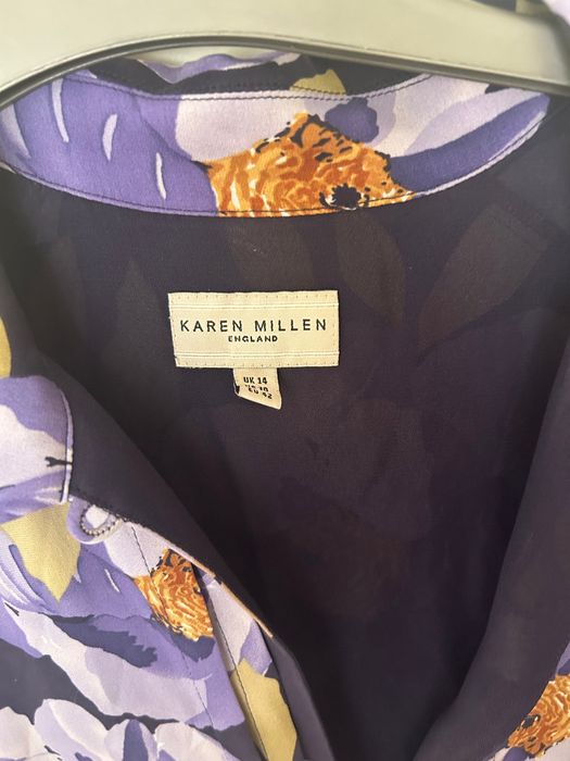 Копринена флорална рокля Karen Millen