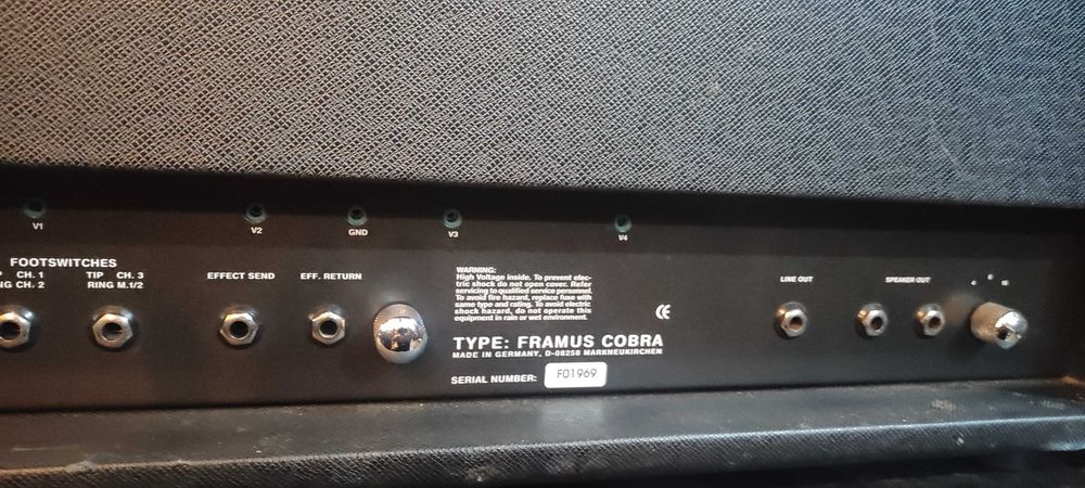 Лампов усилвател 100W Framus Cobra