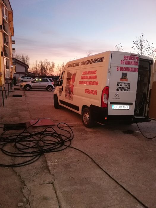 Desfundare  vidanjare INSPECȚIE cu presiune URGENȚE SI NOAPTEA