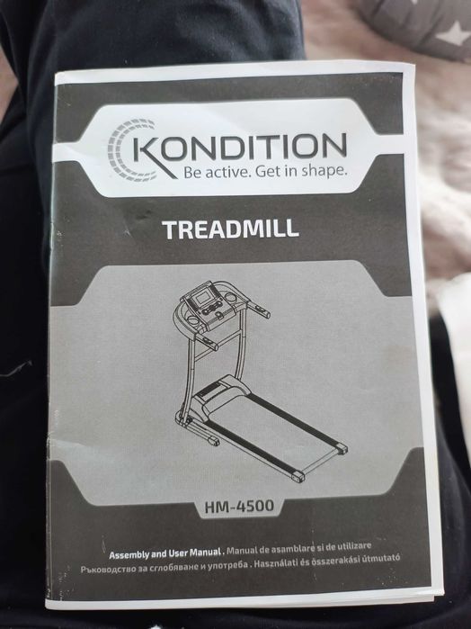 Banda de alergare Kondition HM-4500, desigilata, nefolosită, preț onest