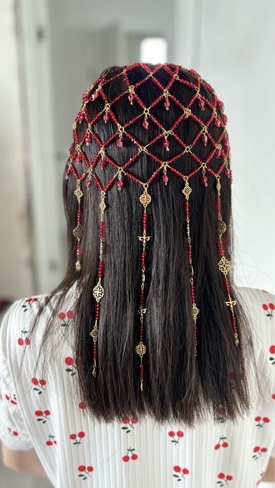 Қазақи үлгідегі ,кристалды сетка