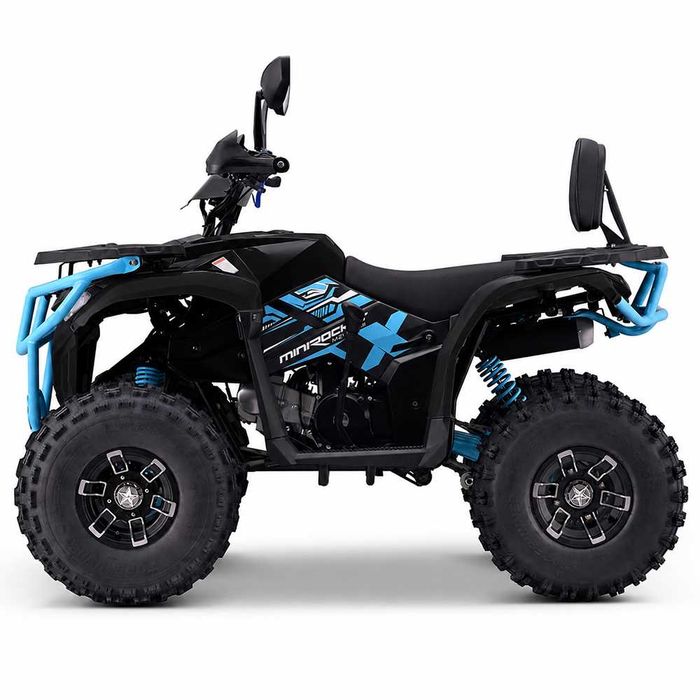Atv 125cc MNR Troodon Deluxe 8" semi-automat 4T benzina negru/albastru