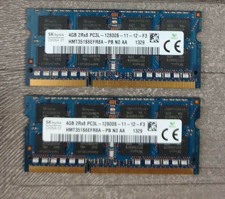 ОЗУ Оперативная память  — 8 гб по 4 гб