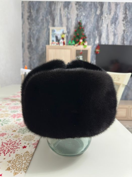 Норковая шапка ушанка
