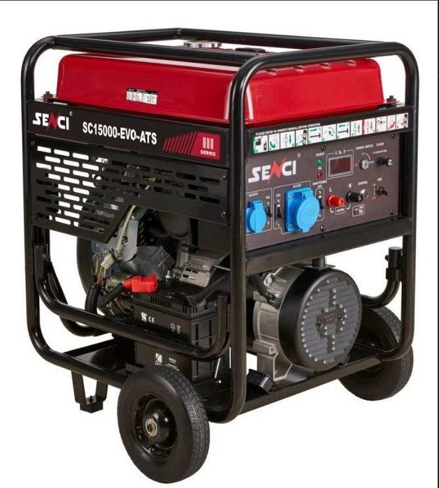 Бензинов генератор моноф. за ток SENCI SC-15000EVO-ATS, 13 kW, 45 л.