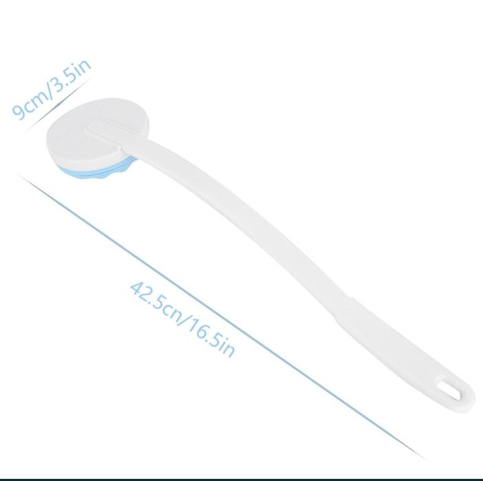 perie de dus pentru corp spate silicon maner lung scruber