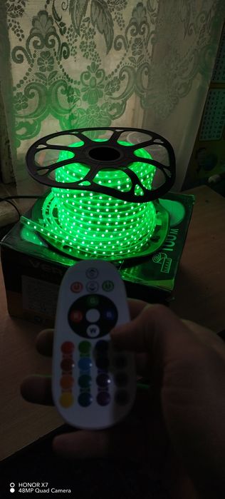 Светодиодная лента 12 светящиеся RJB