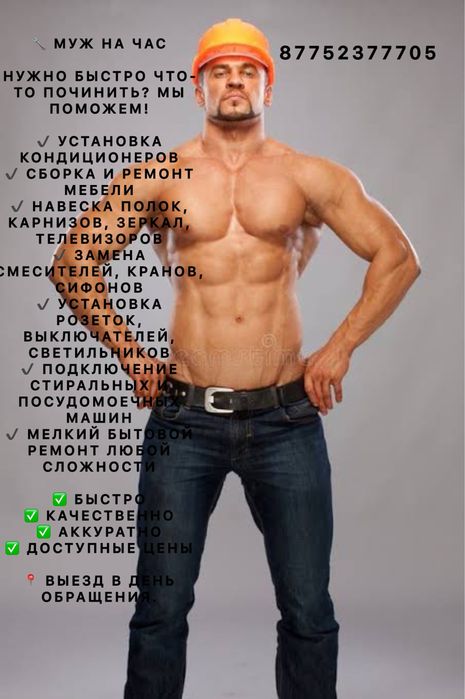 Муж на час , мастер на час
