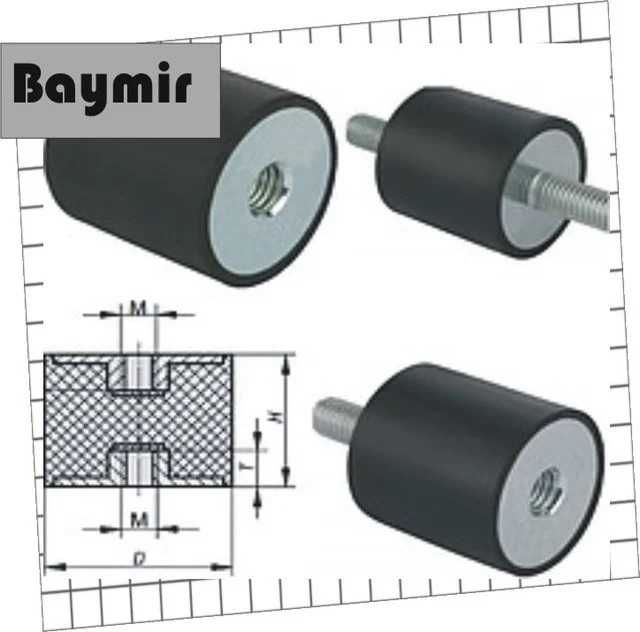 Виброгасители для звукоизолированного монтажа оборудования на профиле, консоли купить в Минске