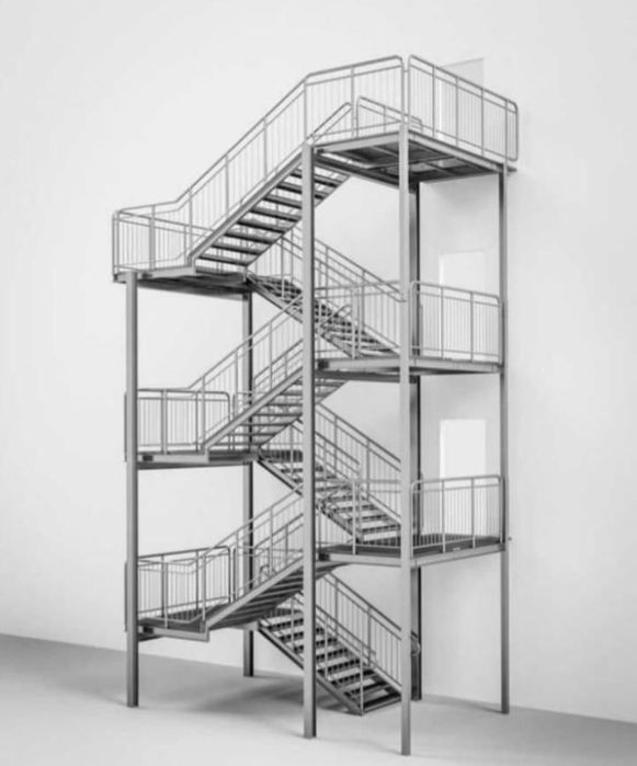 Scări metalice galvanizate