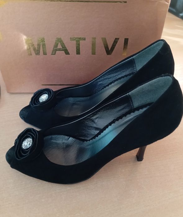 Туфли женские замша