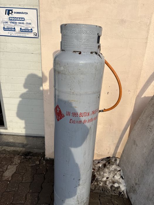 Butelie 40 kg cu furtun de cuplare inclus in pret