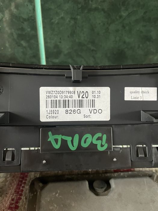 chit porinre vw bora 1,6 fsi