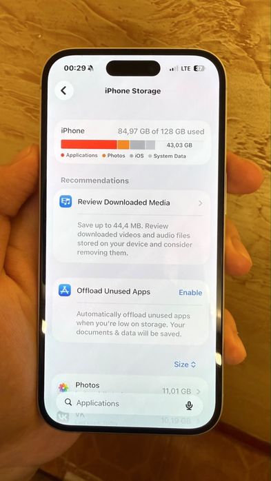 Iphone 16 - 128 gb - 100% - sim