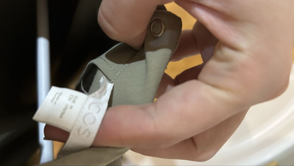 Блузка COS цвет хаки