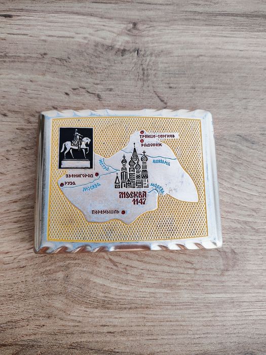 Стара руска табакера СССР Москва - Кремъл