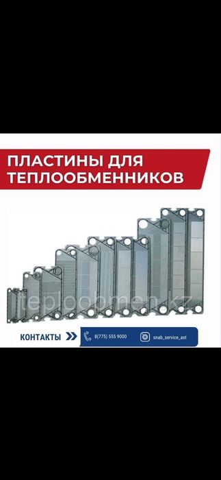 Теплообменники и комплектующие. Пластины и уплотнения-прокладки