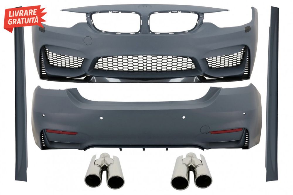 Pachet Exterior Complet BMW Seria 4 F32 F33 (2013-2019) M4 Design Coup
