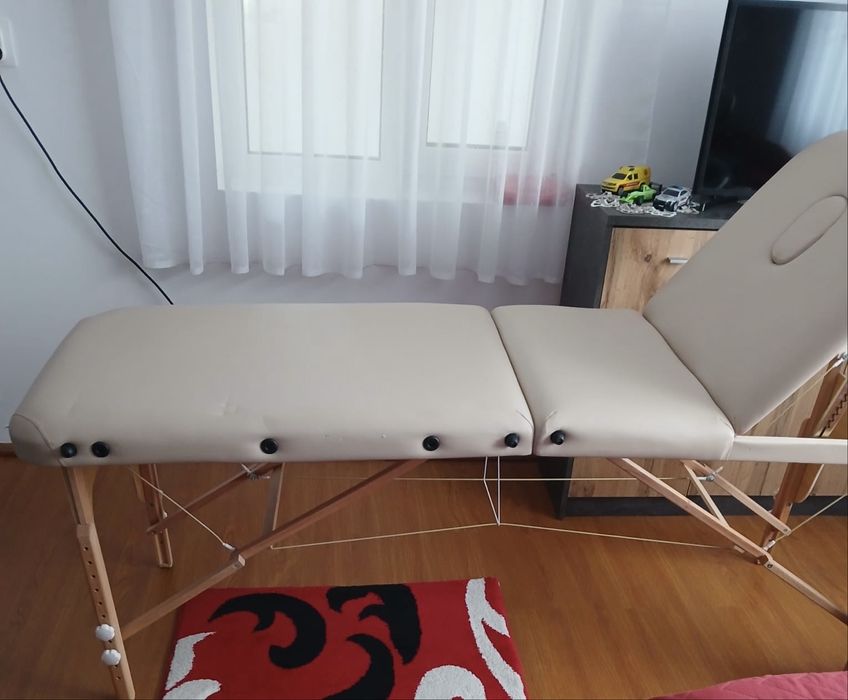 Masa de masaj/cosmetica pliabilă