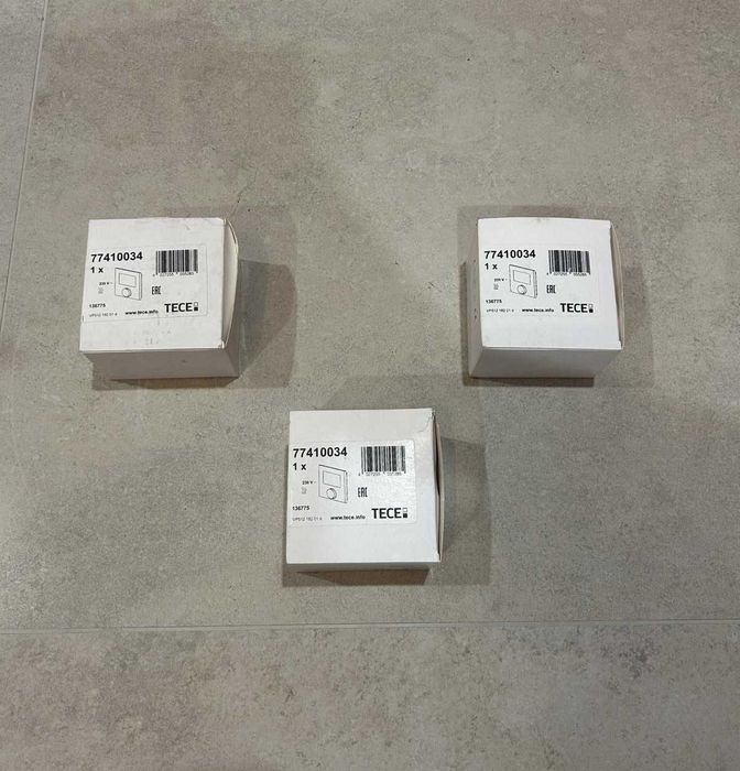 TECE - термостати - 3 броя - ЧИСТО НОВИ