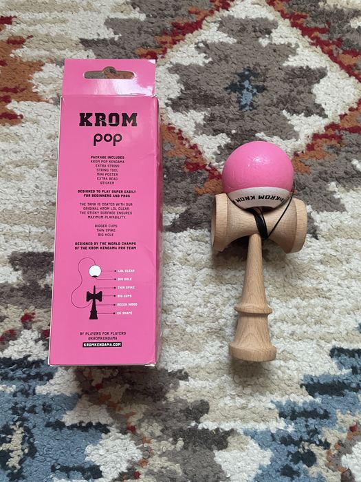 Kendama Krom Pop Roz Sticky
