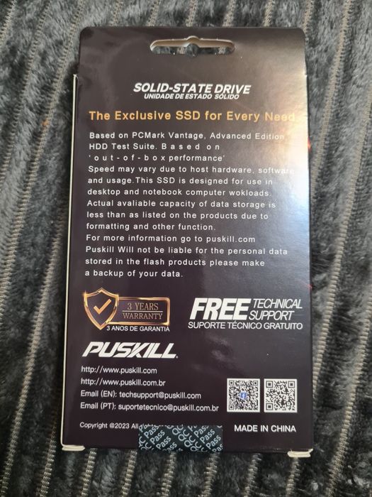 SSD 2,5 PUSKLL 1 tb .