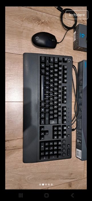 Kit gaming Logitech, tastatura G213 si mouse G102