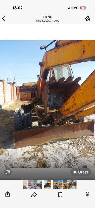 Экскаватор колесный