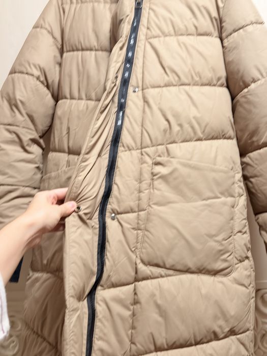 куртка пуховик длинная