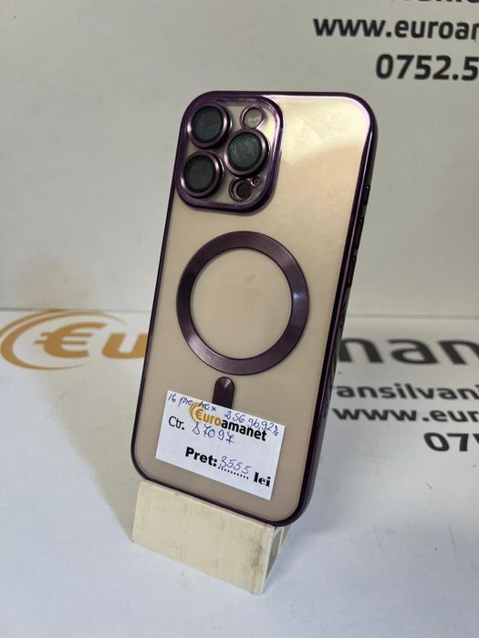 Telefon mobil Apple iPhone 16 Pro Max, 256GB, Baterie 92% -T-