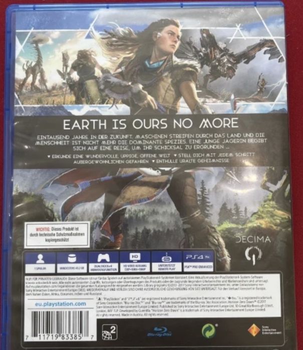 Horizon Zero Dawn, ps4