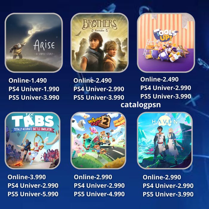 PlayStation 4 / 5 цифрлық ойындар