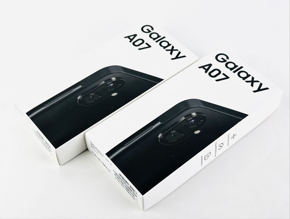 НОВ! Samsung Galaxy A07 64GB 4RAM Black 2г. Гаранция!