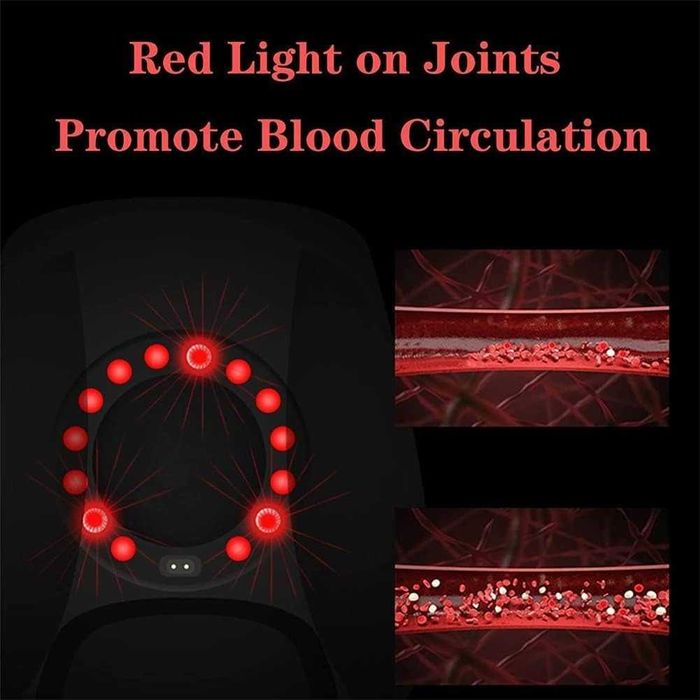 Aparat vibromasaj genunchi, incalzire infrarosu, Redus de la 400RON