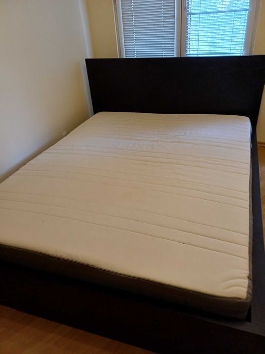 Ikea Malm bed frame + ramka and mattress