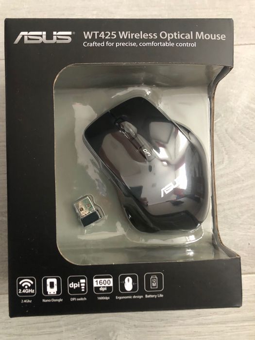 Cadou ideal sărbători  NOU Mouse Asus WT465 wireless optical