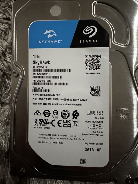 Hard disk Seagate SkyHawk 1TB 5400RPM SATA-III 256MB