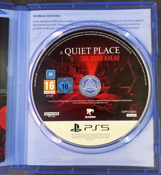 A Quiet Place : The Road Ahead PS5 Игра