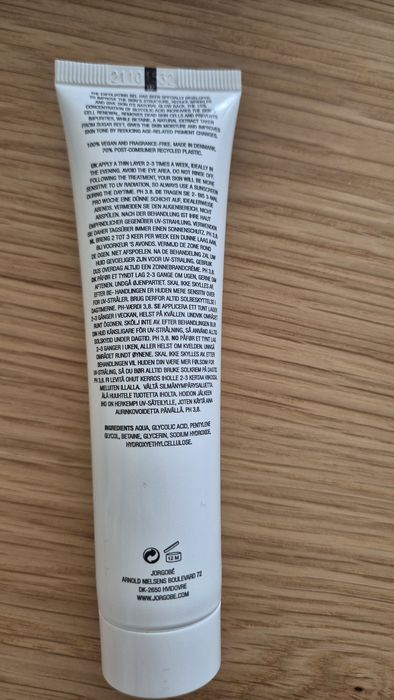 Нощна терапия за лице Jorgobe AHA Glycolic Peeling Gel