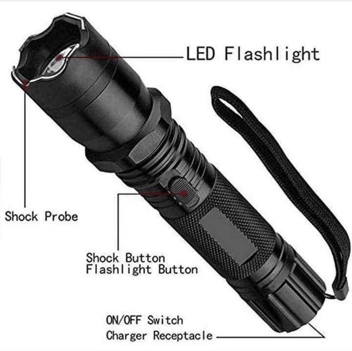 електрошок LED фенер.