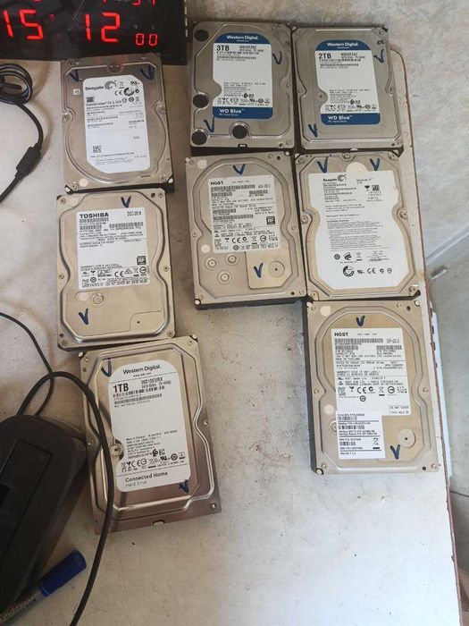 HDD 1-2 ТБ. Гарантия на проверку.