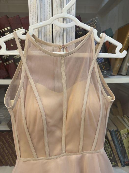 Платье картсет б/у ткань органза