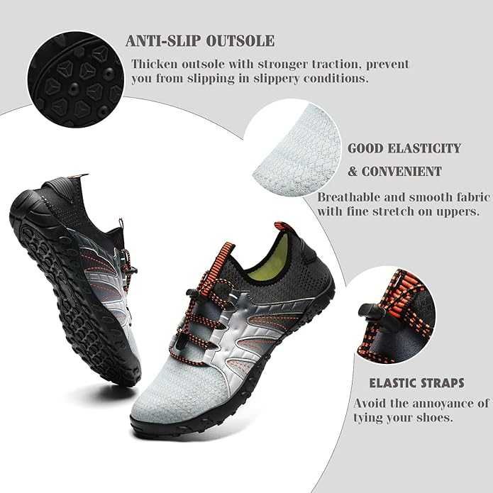 Аква обувки, обувки за плуване, унисекс, плажни обувки, нови